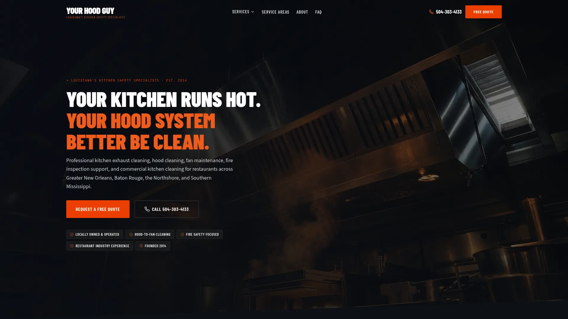 Your Hood Guy — website screenshot